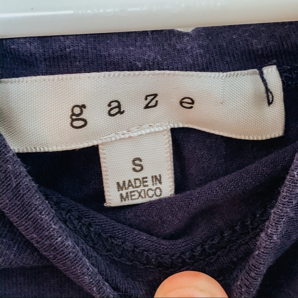 Yellow blue and white cropped top - Picture 4 of 4